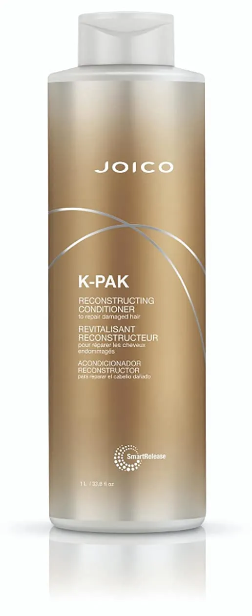 Joico K-PAK Daily Reconstructing Shampoo & Conditioner Set | For Damaged Hair | Repair Damage & Prevent Breakage | Double Hair Strength | Boost Shine | With Keratin & Guajava Fruit Extract