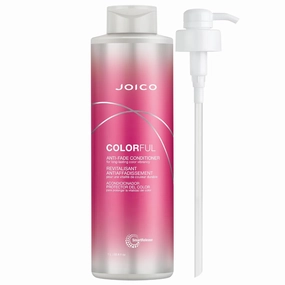 Joico Colorful Anti-Fade Conditioner | For Color-Treated Hair | Preserve Hair Color & Vibrancy | Boost Shine & Reduce Breakage | Sulfate Free | With Camellia Oil & Pomegranate Extract