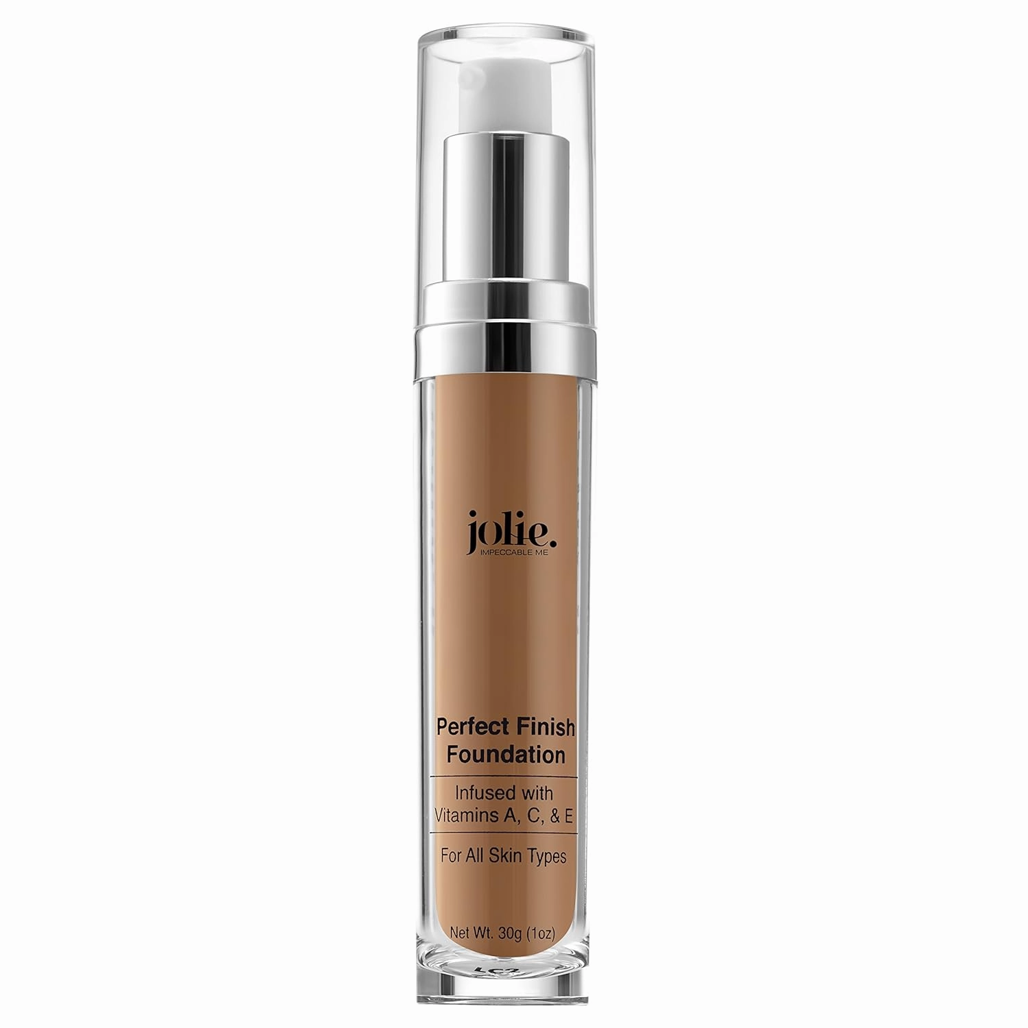 Jolie Perfect Finish Liquid Foundation Makeup SPF 15 Oil Free (DW1)