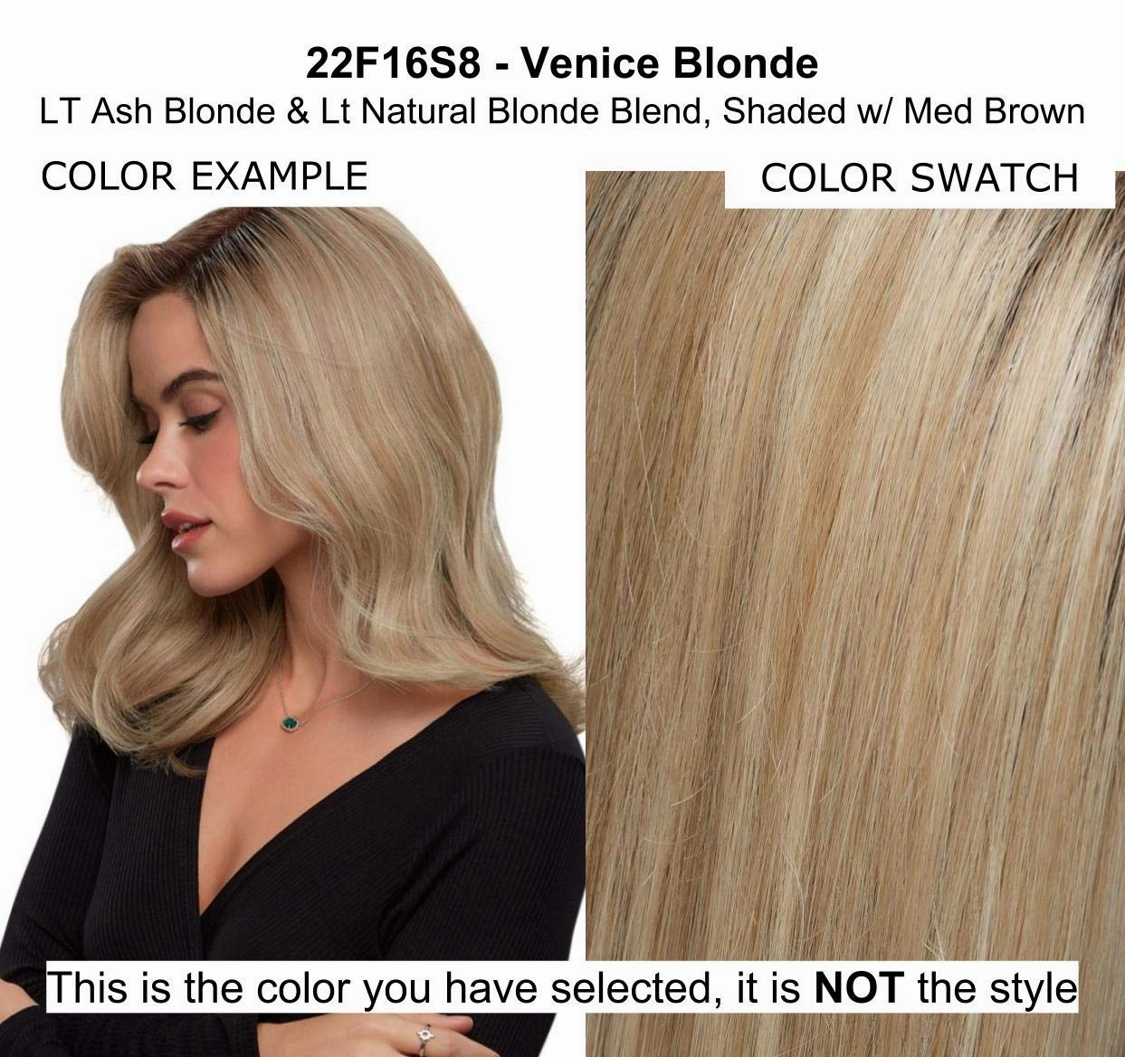 Jon Renau & Christy's Wigs Bundle - 7 Items: Carrie Exclusive Human Hair Q & A Booklet, BeautiMark Hydra Shampoo Conditioner Mask Protect Leave-In Spray Shine Serum - Color: 22F16S8