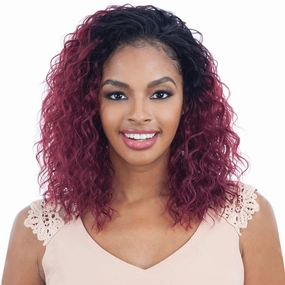 JUICY GIRL (1B Off Black) - Freetress Equal Synthetic Drawstring Full Cap Half Wig