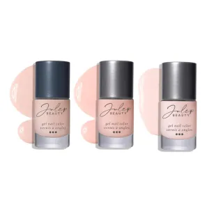 Julep Quick-Dry Gel Nail Polish, Long Lasting, No UV/LED Lamp Needed, Vegan, Chip-Resistant – Petal Pink, Barely Beige, Sweet as Sugar