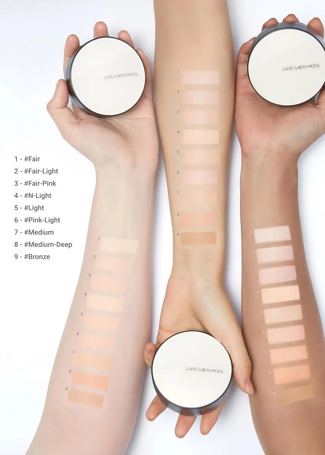 [JUNGSAEMMOOL OFFICIAL] Essential Skin Nuder Cushion (Fair Pink) | Refill Not Included | Natural Finish | Buildable Coverage | Makeup Artist Brand | Cream Foundation