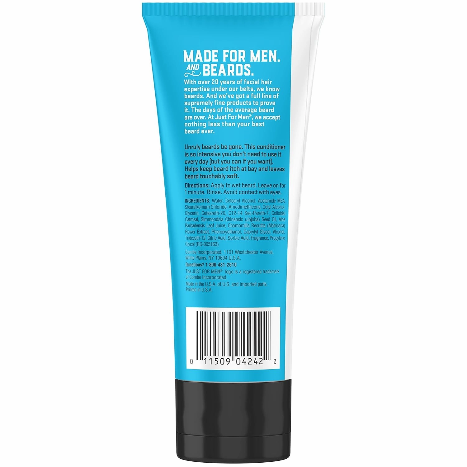 Just For Men The Best Beard Conditioner Ever, Made with Oatmeal, Aloe, Chamomile, and Jojoba Oil, 3 Fluid Ounce