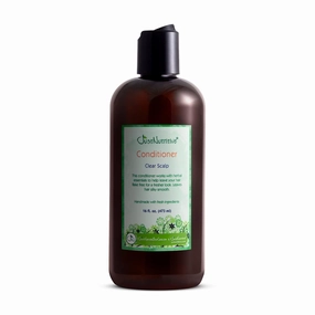 Just Nutritive Clear Scalp Dandruff Conditioner | Best Conditioner for Flake Less Hair | Natural Anti Dandruf | Relieves A Dry And Flaky Scalp 16 Fl Oz