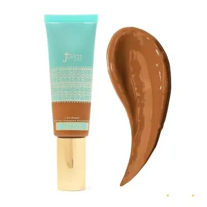 Juvia's Place I Am Magic Natural Radiance Foundation - 205Tanzania - Full Coverage Liquid Foundation Makeup for Dry, Mature, Aging, and Combination Skin - Lightweight Longwear Base with Radiant Finish