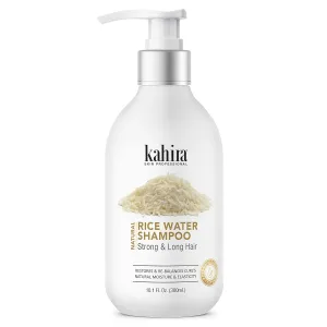 Kahira Rice Water Shampoo Strong & Long Hair Reduces split-ends & breakage Hair growth long lustrous & strong | For Oily Hair & Scalp Natural Moisture