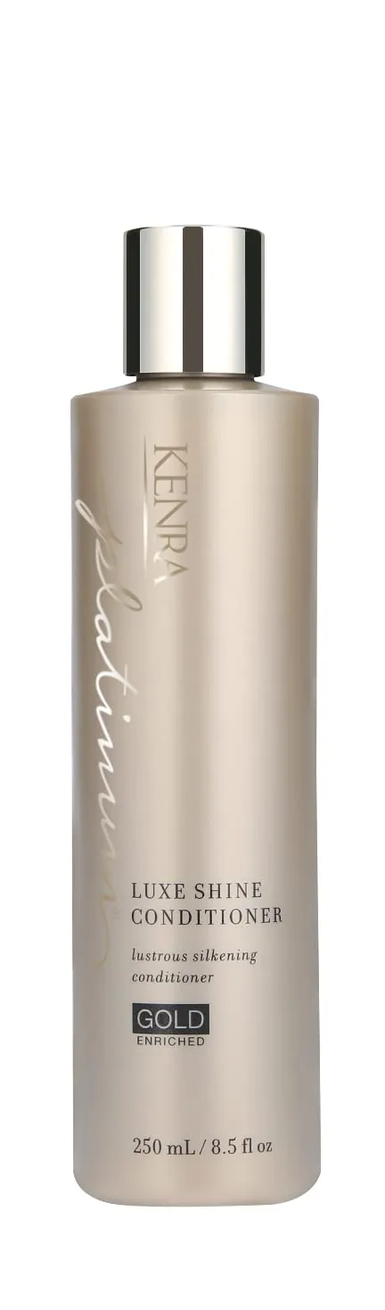 Kenra Platinum Luxe Shine Conditioner | Gold Enriched | Rich, Shine-Enhancing Daily Conditioner | Revitalies for Improved Manageability & Smoothness | All Hair Types | 8.5 fl. Oz