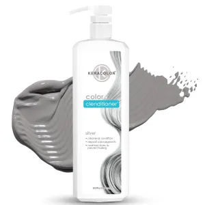 Keracolor Color   Clenditioner 3-in-1 Color-Depositing Conditioner, Gentle Cleansing Conditioner Infusing Semi-Permanent Hair Color, 9 Shades, 33.8 Fl Oz