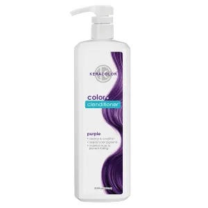 Keracolor Color   Clenditioner 3-in-1 Color-Depositing Conditioner, Gentle Cleansing Conditioner Infusing Semi-Permanent Hair Color, 9 Shades, 33.8 Fl Oz