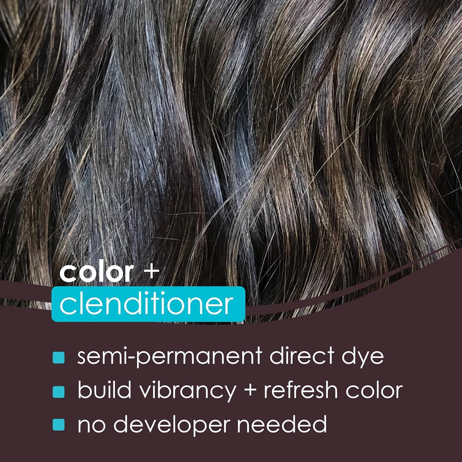Keracolor Color   Clenditioner 3-in-1 Color-Depositing Conditioner, Gently Cleanses & Conditions, Semi-Permanent Hair Color, 23 Shades, 12 Fl Oz