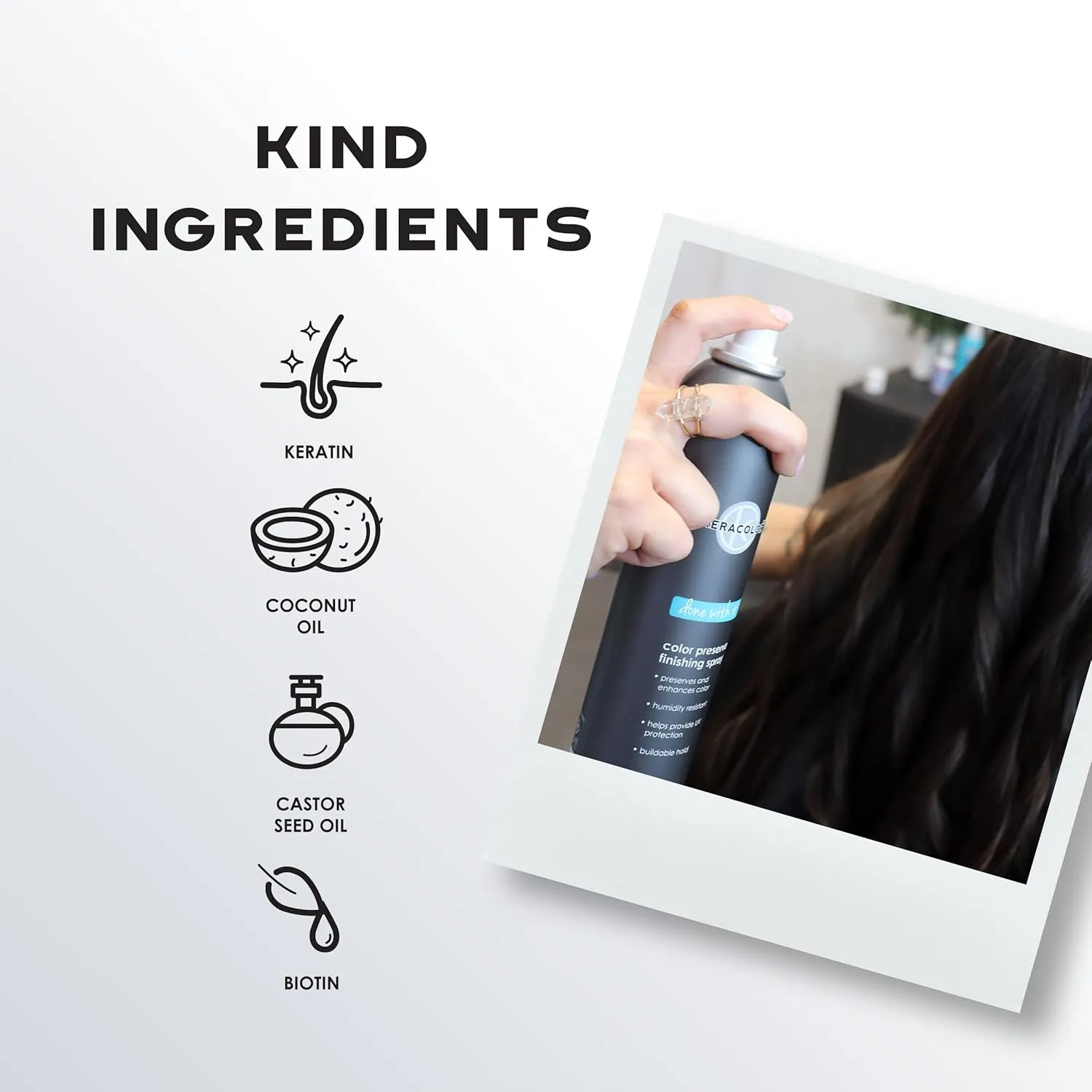 KERACOLOR Kit of 3-in-1 (Cleanse   Conditioner   Color) Silver Blue Semi-Permanent Hair Dye and Finishing Hair Spray 10oz