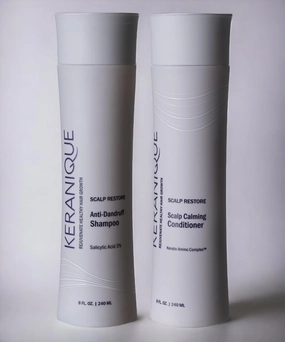 Keranique Anti Dandruff Shampoo and Scalp Restoring Conditioner Bundle