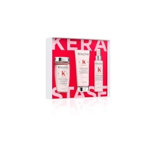 Kerastase Genesis Strengthening Shampoo, Conditioner & Heat Protecting Leave-In Treatment For Weakened or Damaged Hair - Moisturizes, Adds Shine and Protects Against Breakage