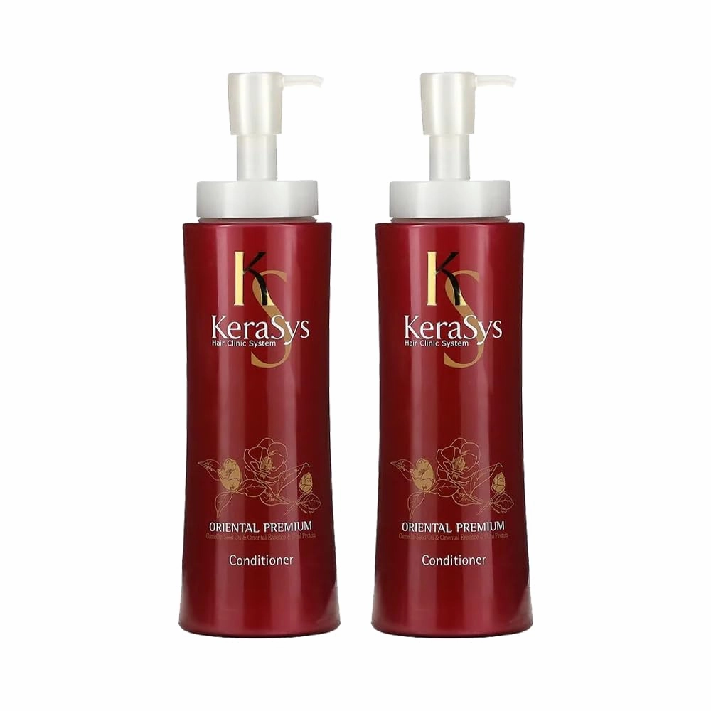 Kerasys Hair Clinic System Camelia Seed Oil Oriental Essence Dual Protein ORIENTAL PREMIUM 15.89 fl oz / 470 ml (Conditioner, 2-Pack)