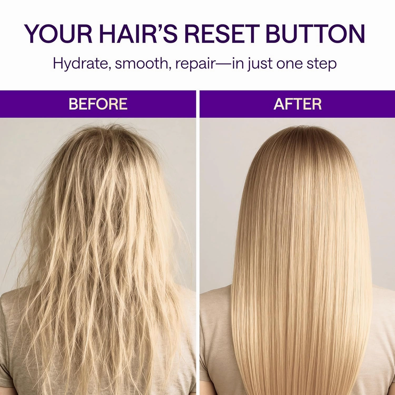 Keratin Hair Mask for Damaged Hair Curly Straight (Pack of 3)
