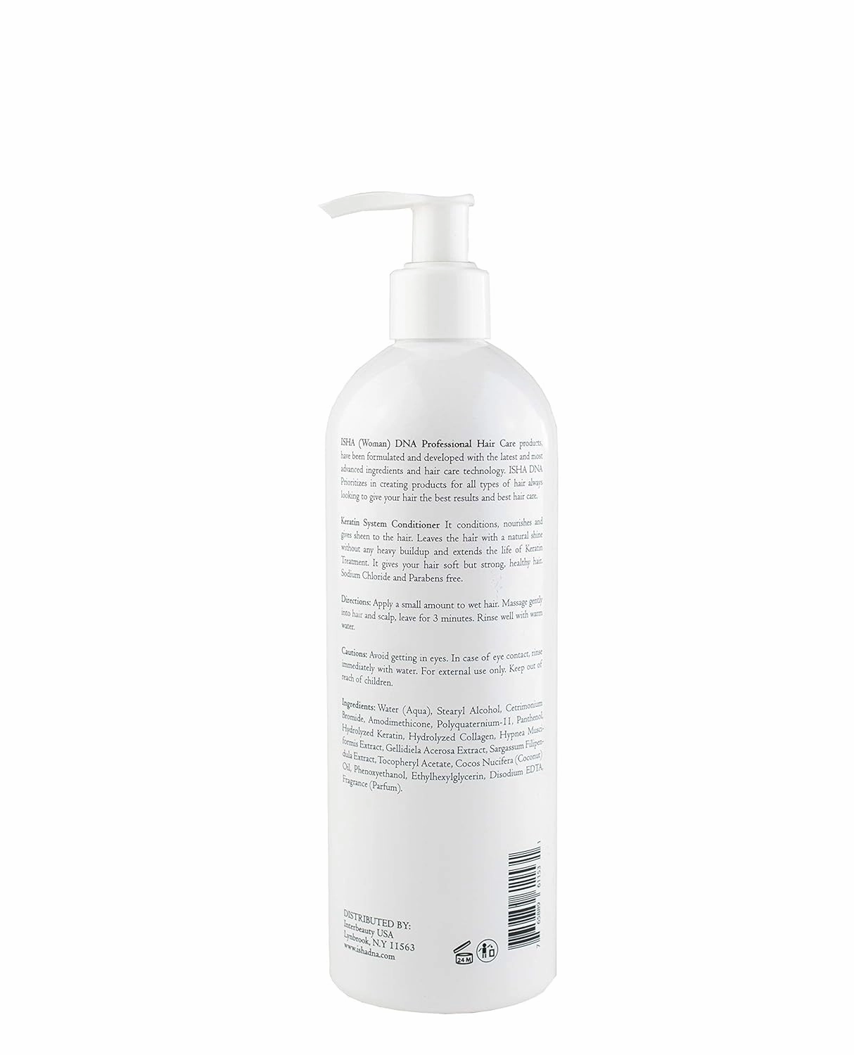 Keratin Treatment System Conditioner - Sulfate and Parabens Free - Perfect for Keratin Treated Hair - Infused with Coconut Oil - For All Hair Types. (16 Fl Oz.)