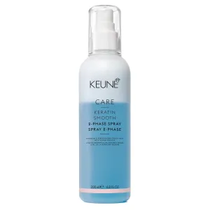 Keune Care Keratin Smooth 2-Phase Spray, Smoothing & Strengthening Leave-In Conditioner for Smoother Hair, 6.8 Fl Oz