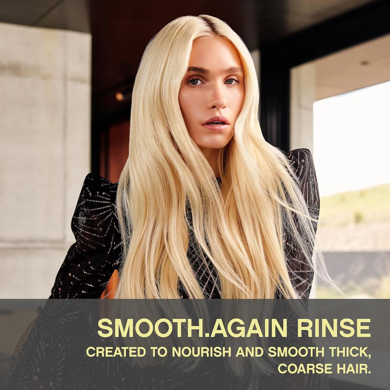 KEVIN.MURPHY SMOOTH.AGAIN RINSE - Smoothing Conditioner - For Thick, Coarse Hair - Hair Repair Conditioner - Sulphate-Free - Shine Enhancing - 250 mL / 8.4 fl oz