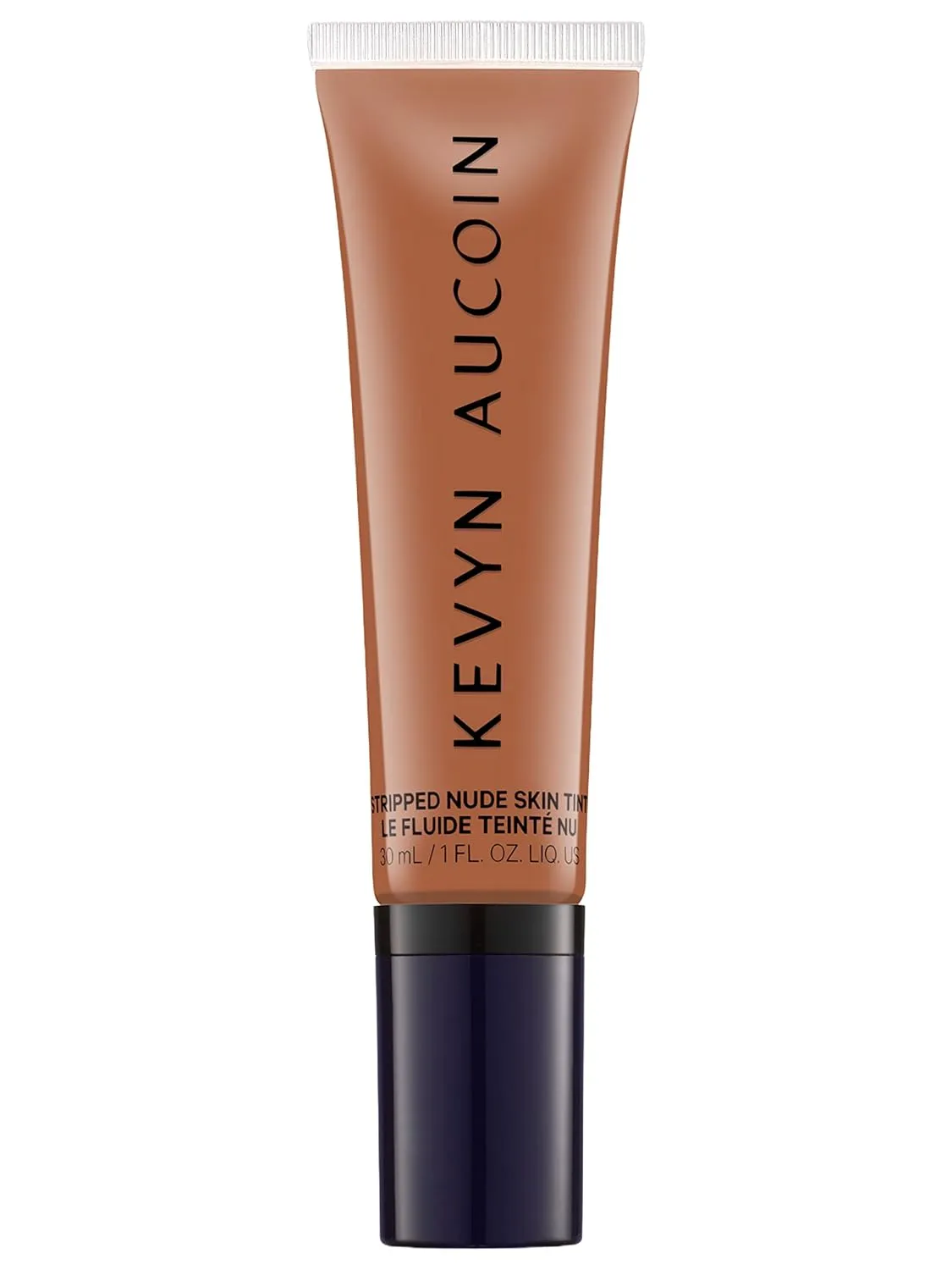 Kevyn Aucoin Stripped Nude Skin Tint: Tinted makeup foundation with blue light protection. Sheer to light coverage. Blurs imperfections for a natural even finish. Comfortable wear.