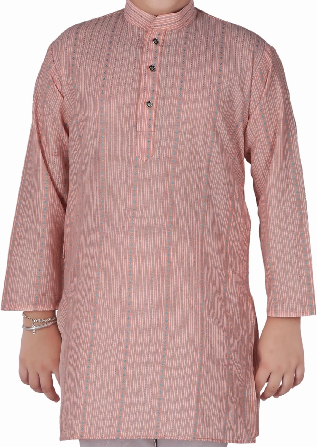 Kid's Indian Traditional Cotton Kurta Sets For Boys | Pack Of 1 (S-145)