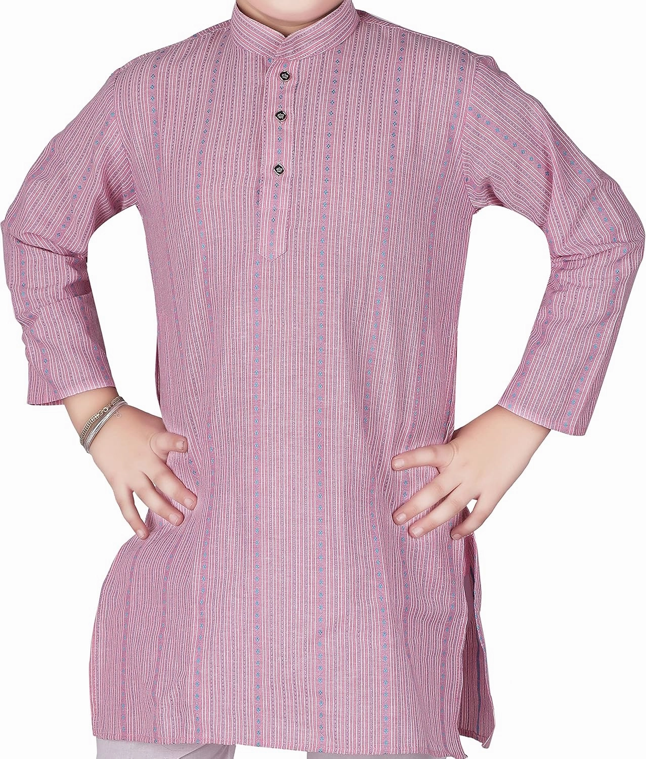 Kid's Indian Traditional Cotton Kurta Sets For Boys | Pack Of 1 (S-145)