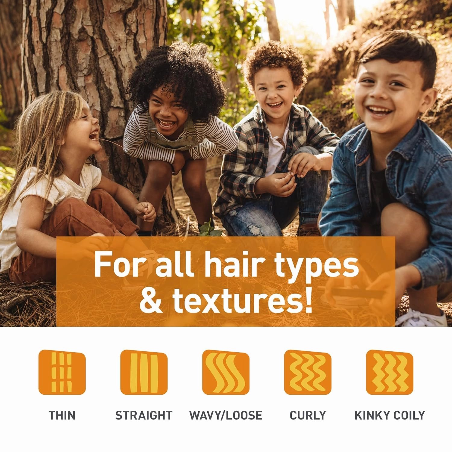Kids Detangler & Leave-in Conditioner – Lightweight Moisturizer for Frizz Control & Curl Definition, Hydrates & Softens Dry Hair with Aloe, Sea Botanicals & Honey (Citrus Bamboo, 8oz)