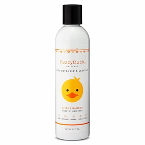 Kids Detangler & Leave-in Conditioner – Lightweight Moisturizer for Frizz Control & Curl Definition, Hydrates & Softens Dry Hair with Aloe, Sea Botanicals & Honey (Citrus Bamboo, 8oz)