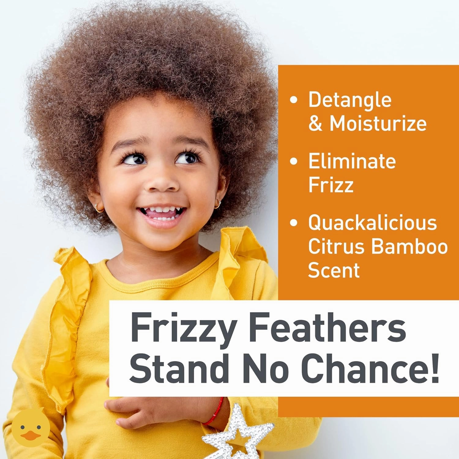 Kids Detangler & Leave-in Conditioner – Lightweight Moisturizer for Frizz Control & Curl Definition, Hydrates & Softens Dry Hair with Aloe, Sea Botanicals & Honey (Citrus Bamboo, 8oz)