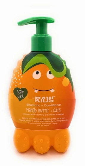Kids Scalp Care 2-in-1 Mango Butter   Oats Shampoo & Conditioner - 12 oz (Pack of 1)