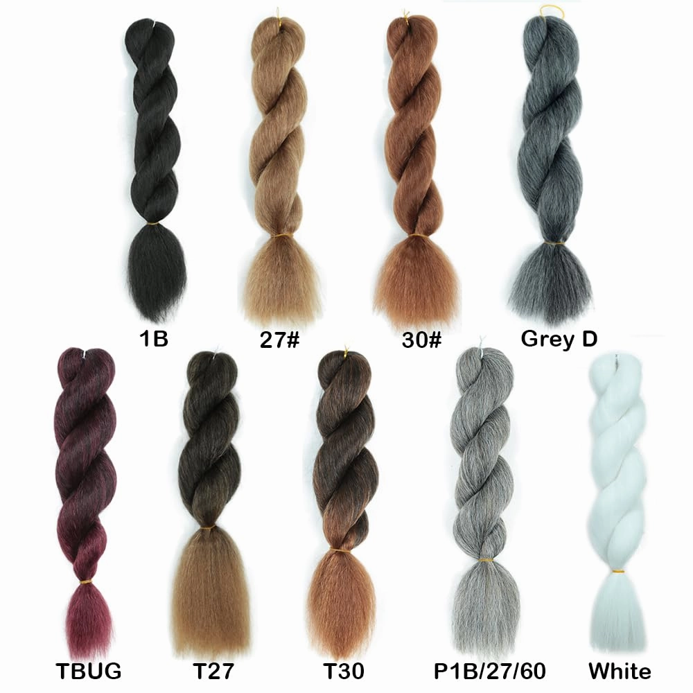 Kinky straight Vixen Crochet Bundles crochet hair16inch Natural Black Yaki Premium Synthetic Fibers for black women Hair Extension (3, T30)