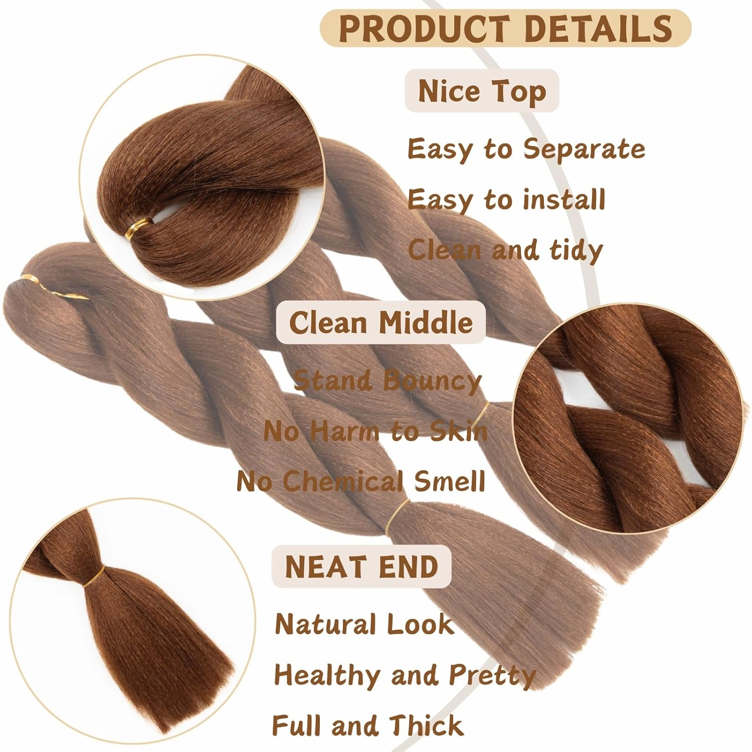 Kinky Straight Vixen Crochet hair 18Inch Yaki Kinky Straight 3 Bundles Hair Extension Premium Synthetic Fibers For Black Women (30#）