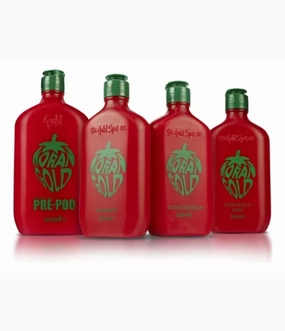 Kit Gold Spell Morangold/Shampoo   Conditioner   Mask 3x250ml   Pre-Poo 500ml