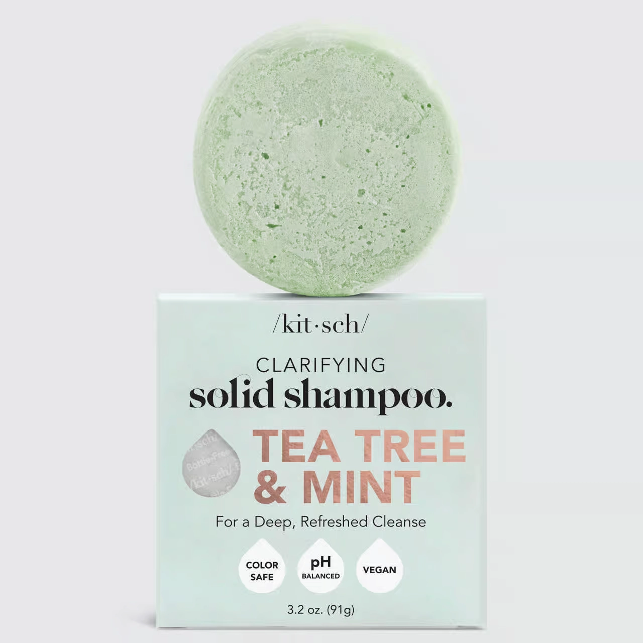 Kitsch Tea Tree   Mint Clarifying Shampoo Bar 3.2oz