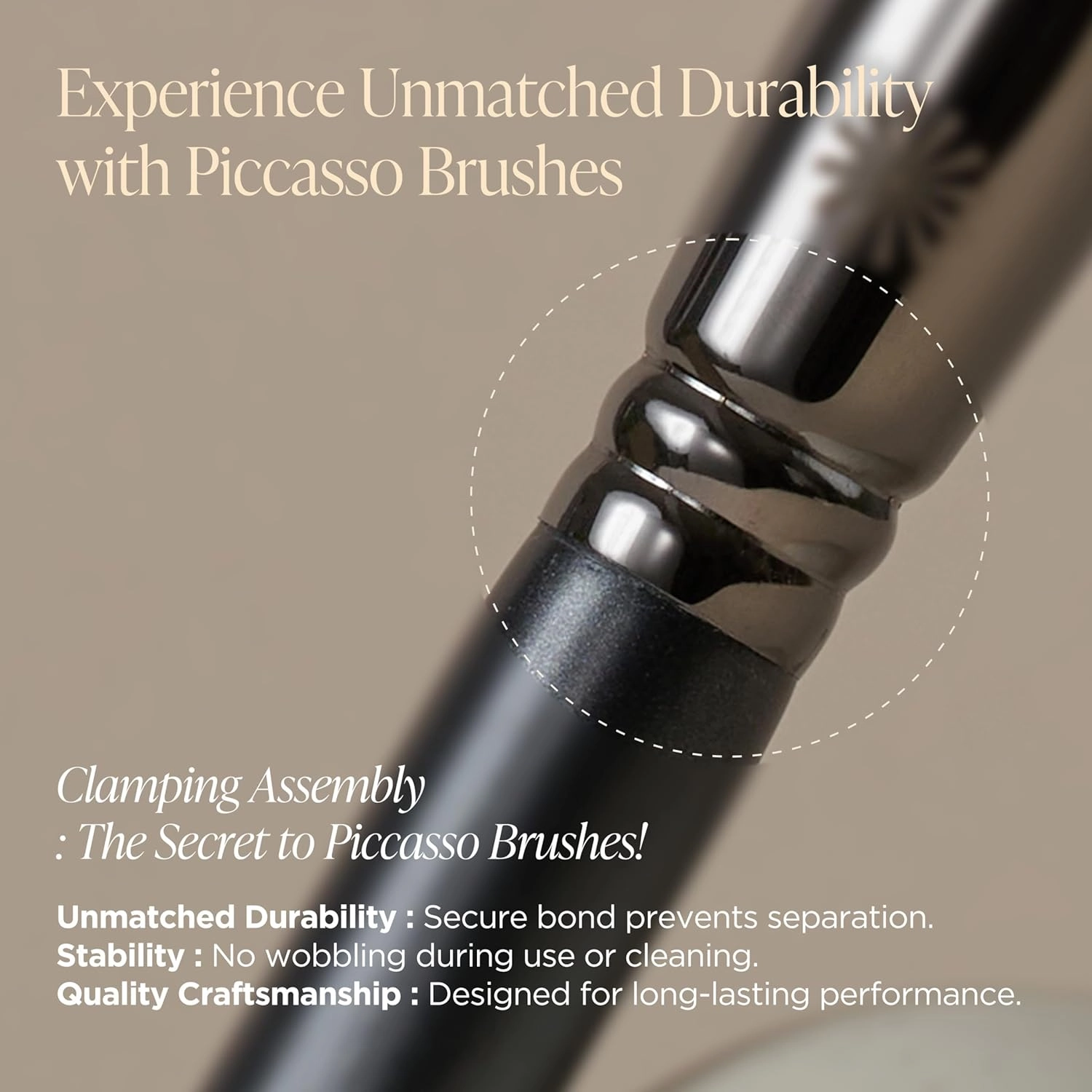 Korean Piccasso Brush FB17 Foundation Brush – Professional Foundation Brush for Liquid & Cream Makeup, Soft Flat Bristles for Smooth Application, Perfect for a Flawless Finish, Genuine Korean Product