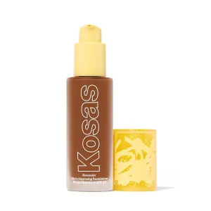 Kosas Revealer Skin-Improving Foundation with SPF 25 Protection - Hydrate, Brighten, Soothe, Plump, Protect Skin - Smoothing Texture, Natural Finish and Clean Formula - Deep Neutral 380