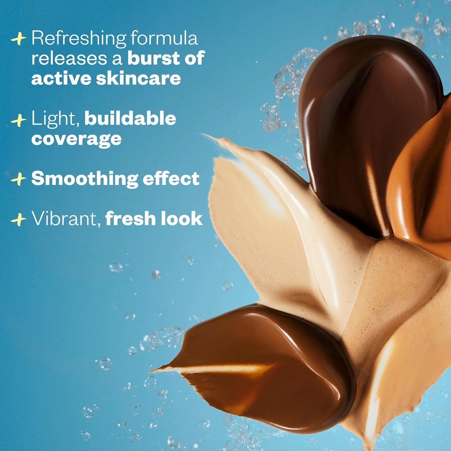 Kosas BB Burst Tinted Face Gel Cream - Supports Healthy Collagen, Smoothes Skin, Hydrates & Moisturizes - Lightweight Buildable Coverage - Medium Tan Warm 25, (1 Oz/30 ML)