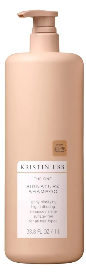 Kristin Ess Hair One Signature Shampoo with Avocado Oil   Castor Oil for Women - Lightly Clarifying Daily Sulfate Free Hydrating Shampoo, Color Safe, Vegan, 33.8 fl oz