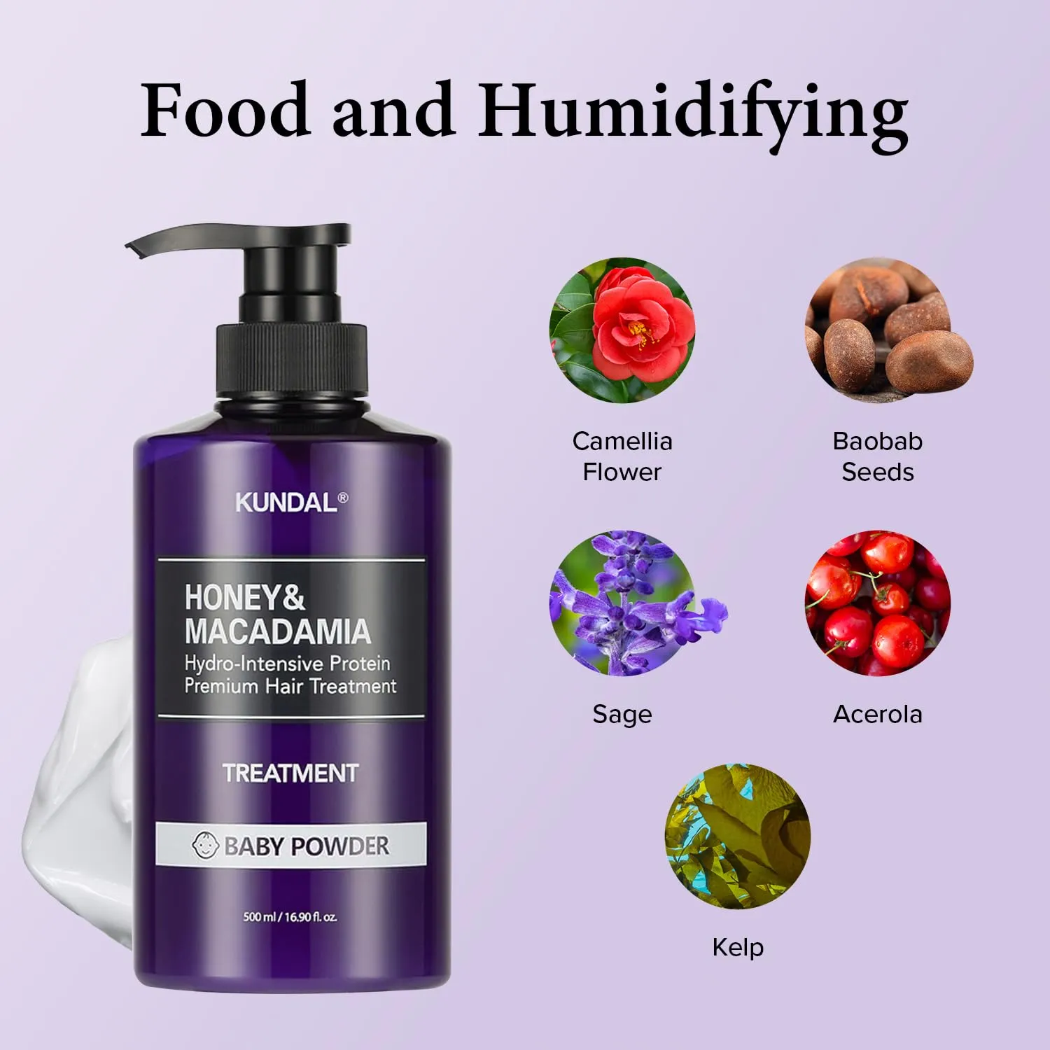 KUNDAL Honey & Macadamia Natural Conditioner Korean Hair Care Damage Repair, Deep Hydration, Long Lasting Fragrance, with Honey, Macadamia Oil 6.76fl oz (Pack of 2) (Fuzzy Navel)