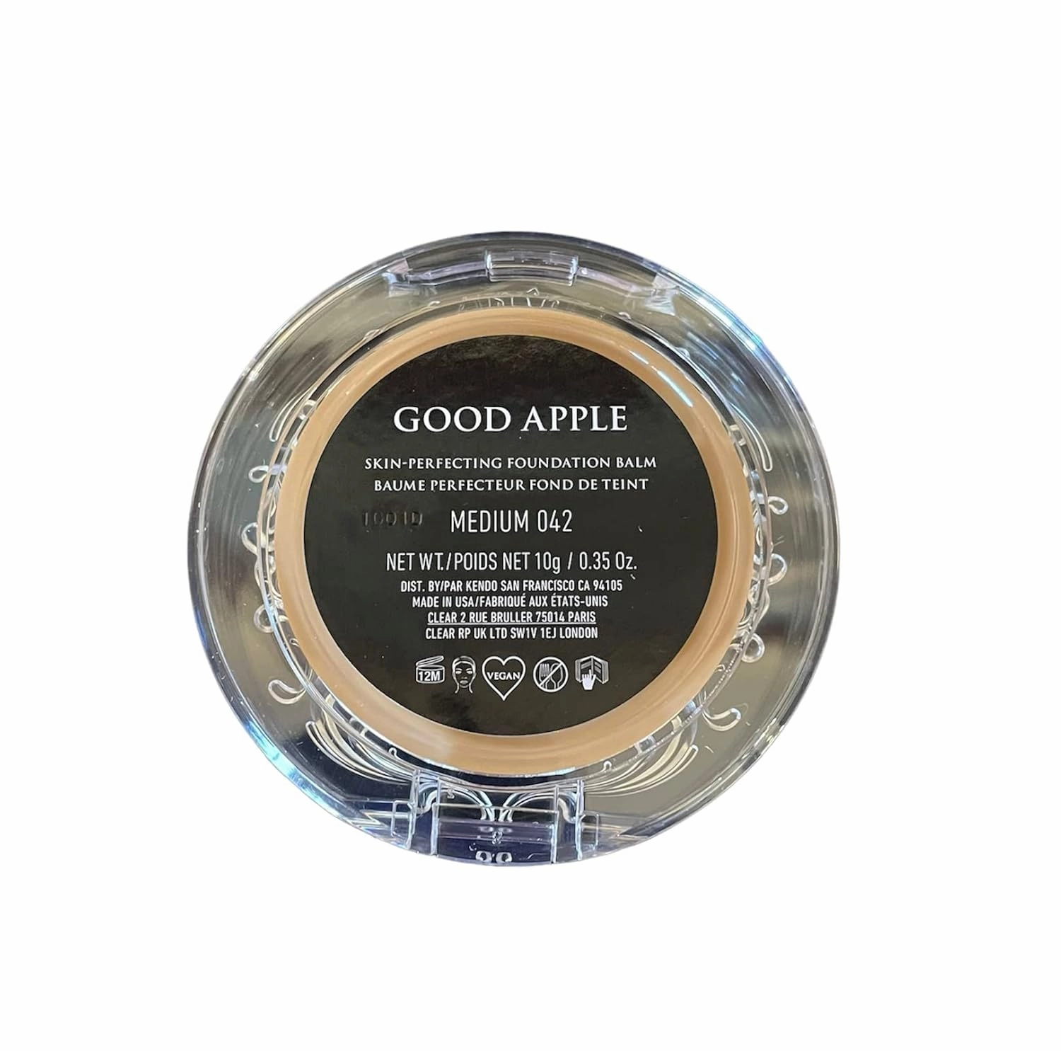 KVD Beauty Good Apple Lightweight Full-Coverage Cream Foundation Balm Medium 042