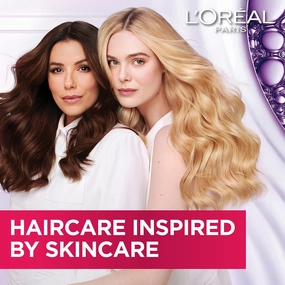 L'Oreal Paris Elvive Hyaluron Plump Flash Hydration Wonder Water Hair Rinse, 8 Second Hydrating Hair Care Treatment for Soft, Shiny Hair, 6.8 Fl Oz (Pack of 2)