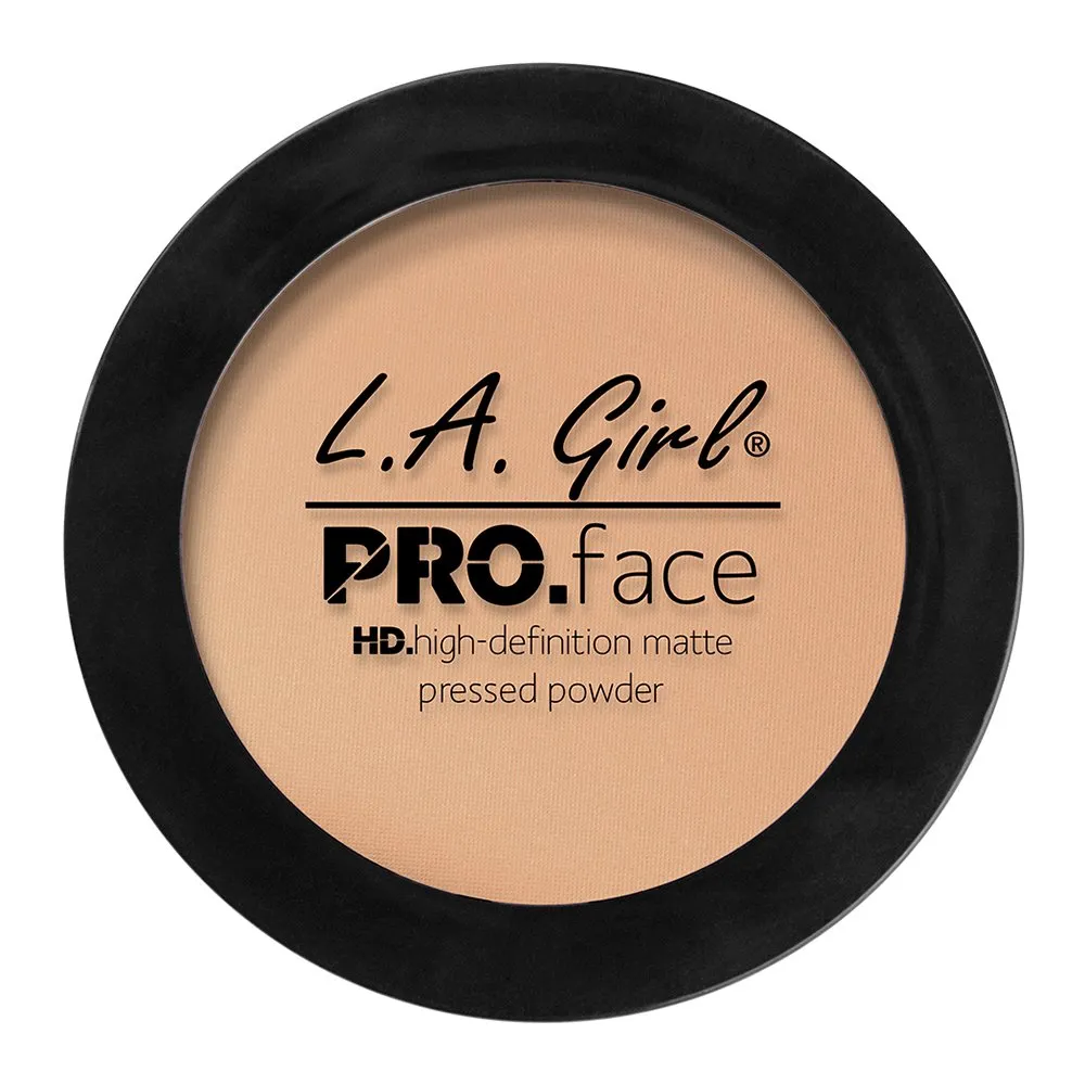 L.A. Girl Pro Face HD Matte Pressed Powder, Buff,0.25 Ounce (Pack of 3)