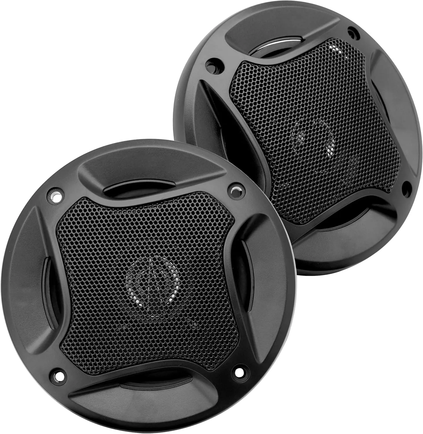 Lanzar Upgraded Standard 5.25'' 3 Way Triaxial Speakers - Full Range 240 Watts and 4 Ohms Impedance Injection Cone 80 - 20 KHz Frequency Response and 10 Oz Magnet Structure - MX52