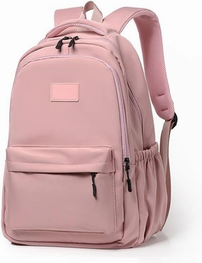 Large capacity Japanese Korean backpack trend fashion daily travel backpack (pink)