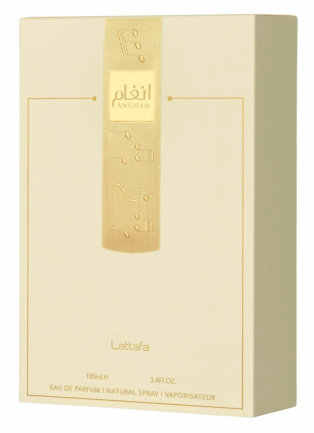 Lattafa Angham - Citrus, Lavender, Musk, Amber, Vanilla - Eau de Parfum Long-Lasting Fragrance for Unisex, 3.40 Ounce / 100 ml