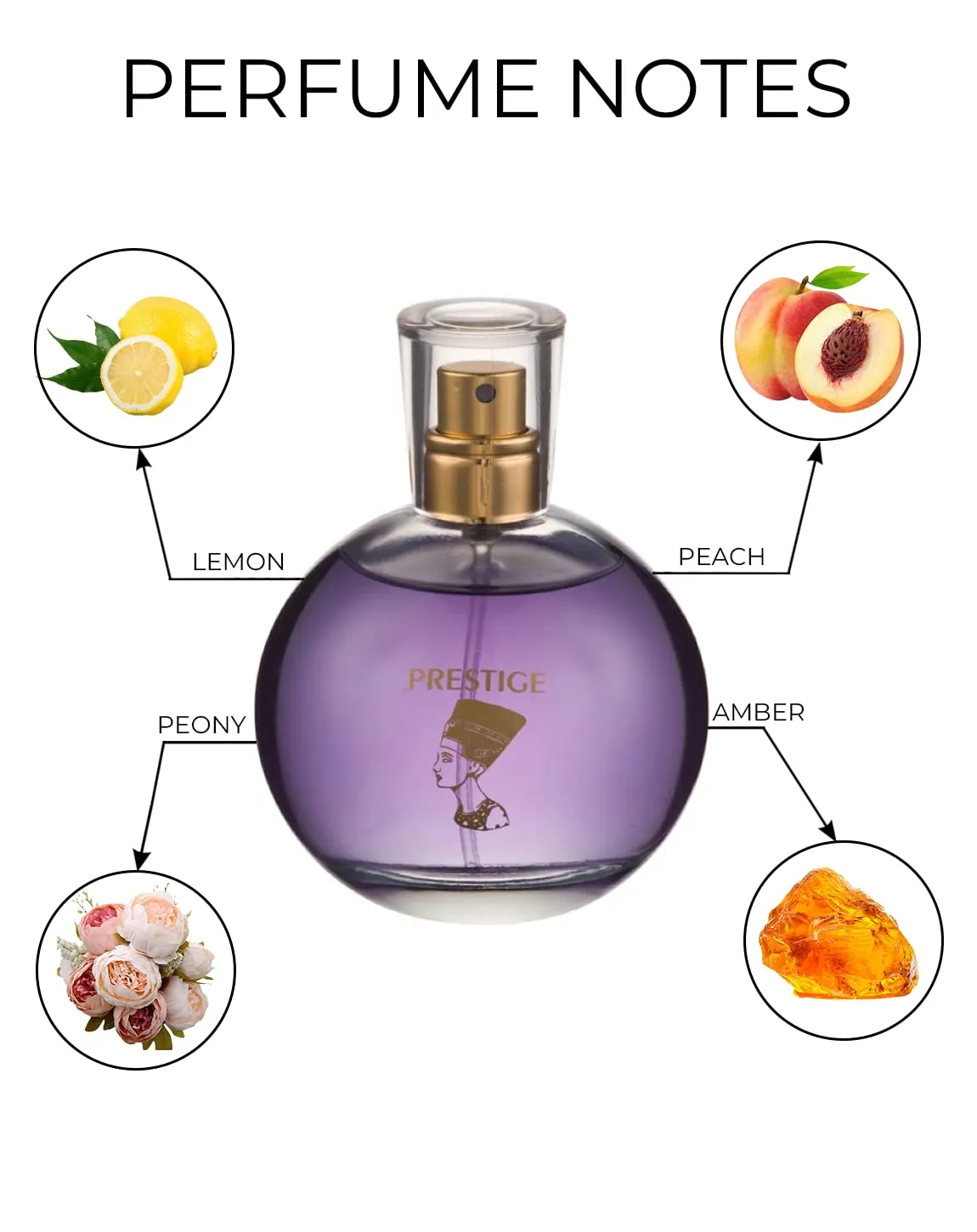 Lazell Prestige for Woman | Impression by Eclat D`Arpa.ge | Eau De Parfum 3.4 Fl Oz | Citrus Floral Flower Sugar Fragrance | European Сoncentrated Scent Lasts 6-9 Hours
