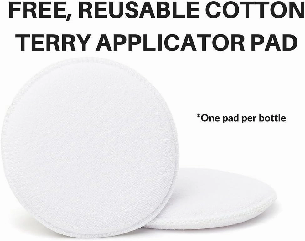 Leather Milk Auto Leather Conditioner and Cleaner with UV Protection - Auto Refreshener No. 4 - All Natural, Non-Toxic Auto Leather Interior Care. Made in USA. 2 Sizes. Applicator Pad Included.
