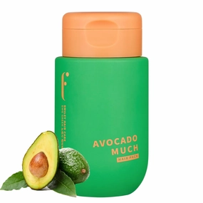 Leave-In Conditioner - No Wash Korean Hair Mask, Avocado Hair Treatment for Frizzy, Dry Hair Damage, Split Ends, Breakage, Biotin Vitamins, Hydrating Repair, Smooth (5 Fl oz)