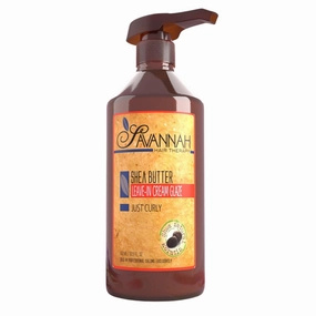 Leave In Cream-Glaze – Leave in Conditioner for Curly Hair/Dry Damaged Hair with Shea Butter, 16.9 oz, Cotton and Silk Protein, Vitamin B6 - Sulfate Free Curl Defining Cream