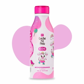 Leche Pal Pelo Kids Conditioner - Gentle Detangling, Moisturizing with Vitamin E, Oils for Kids' Hair. Strengthens, Prevents Breakage. Paraben-Free. 14.9 fl. oz.